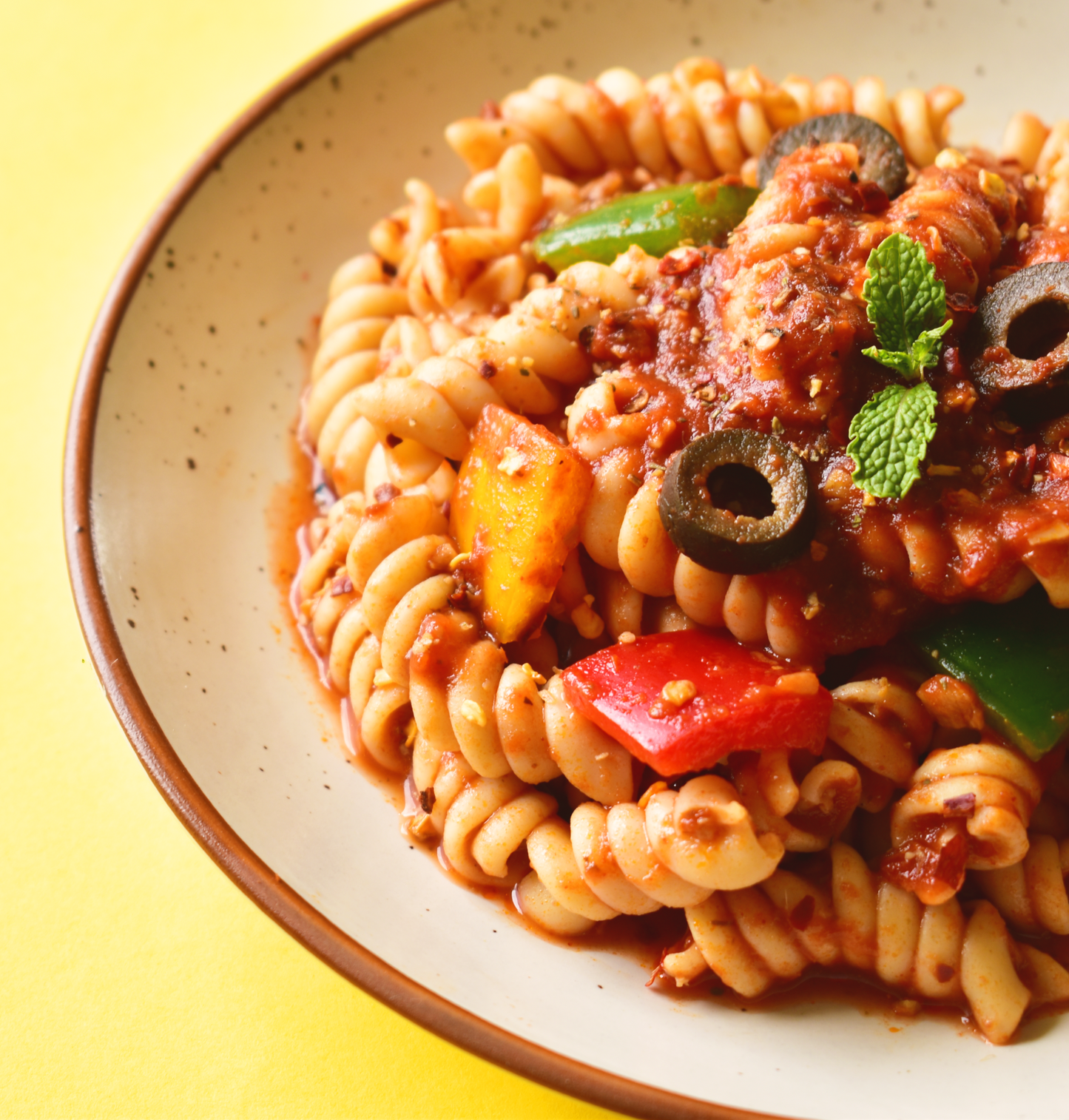 Cooked Spicy Arrabbiata Pasta